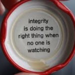integriteit is doing the right thing