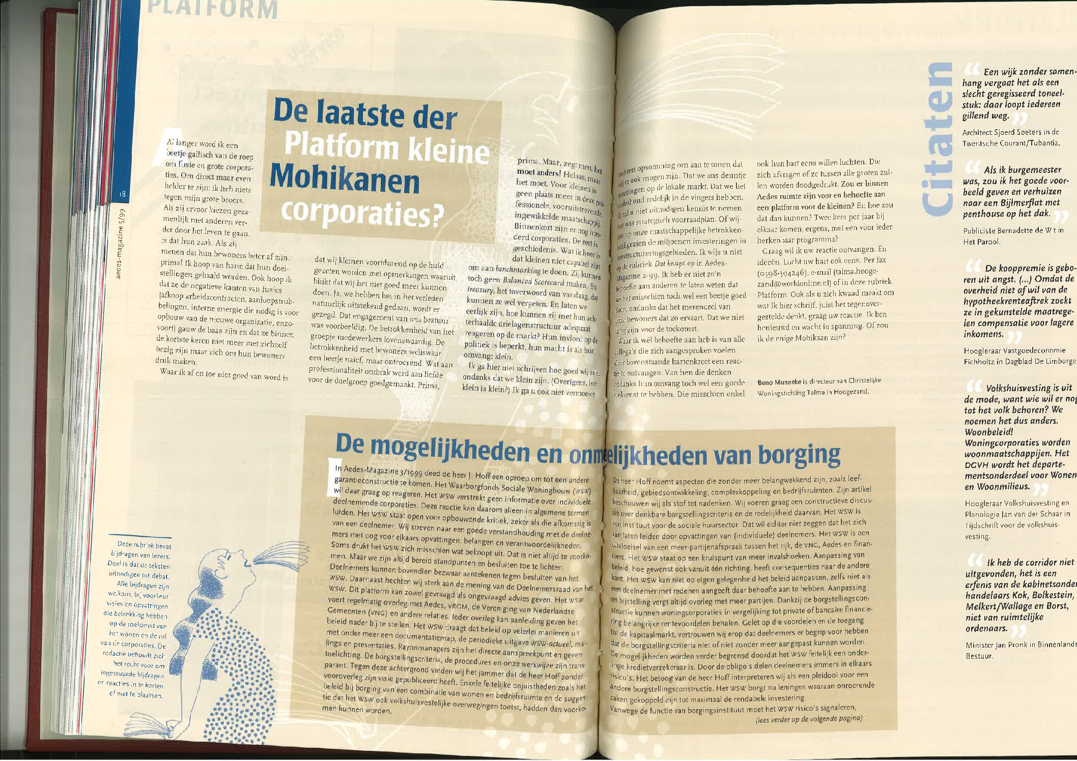 Aedes Magazine mei 1999 ingezonden brief Beno Munneke